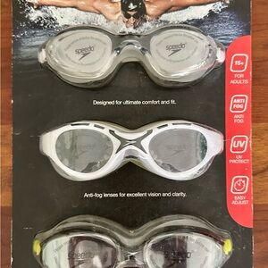 Speedo Swim Goggles with Anti-Fog Lenses